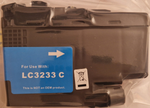 Kompatible cyan Patrone LC-3233C mit Chip