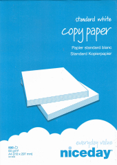 NIceday 500 Blatt Kopierpapier weiss DIN A4 80g