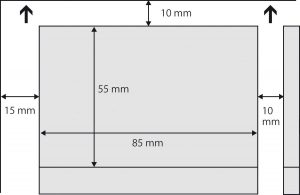 sigel Visitenkarten, 85 x 55 mm, 185 g/qm